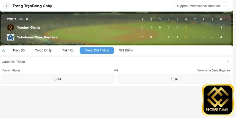 Anh em sẽ đặt cược cho đội tuyển giành chiến thắng trong trận bóng chày