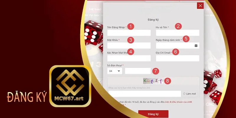 Cách đăng ký tài khoản MCW67